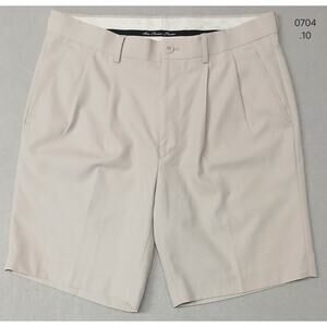 Alan Flusser Golf (34) Tan Dri-Fit Performance Shorts